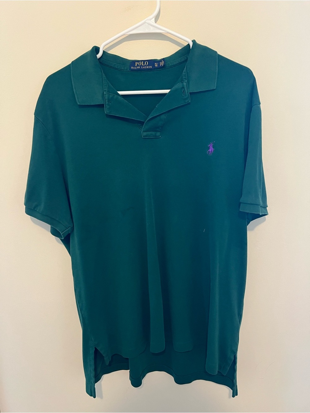 Polo by Ralph Lauren Teal Short-Sleeve Polo fits more like large